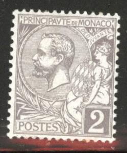 Monaco Scott 12 MH*  Prince Albert I 1891