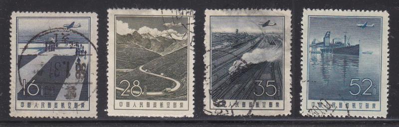 China (PRC) Scott #C6-C9 Used