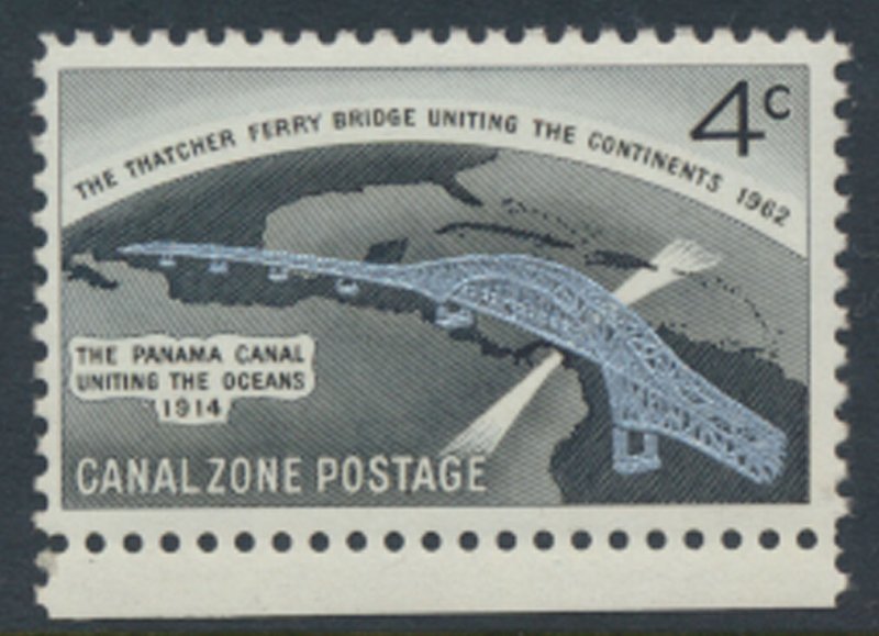 Canal Zone USA  SC# 157  MNH  Thatcher Ferry Bridge - 1962 see detail & scans