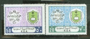 Saudi Arabia #839-840 Mint (NH) Single (Complete Set)