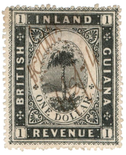 (I.B) British Guiana Revenue : Inland Revenue $1