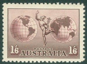 EDW1949SELL : AUSTRALIA 1934 Scott #C4 Very Fine, Mint Never Hinged. Catalog $97