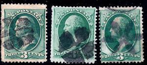 Attractive 1870s-1890s Fancy Cancels on Contemporary US C...