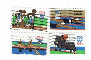 US SCOTT#1791-94 1980 SUMMER OLYMPICS - SET [4] - USED