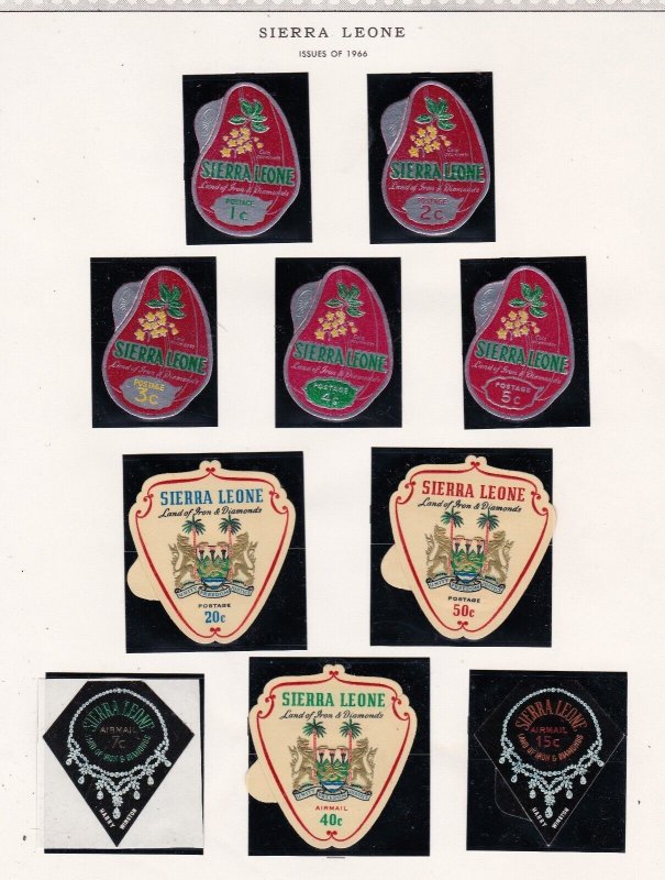 Sierra Leone stamps #310 - 316 & C53 - 55,  MNH, Full Set - FREE SHIPPING!! 