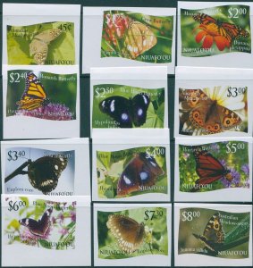 Niuafo'ou 2012 SG352-363 Butterfly Buttef y imperf set MNH