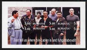Buriatia Republic 2001 The Sopranos (TV Gangsters) imperf...