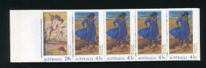 Australia 1192a Art, Paintings Stamp Booklet MNH 1990