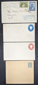 24 Canada items stationery, fdc, etc 1870s-1930s [y.82]