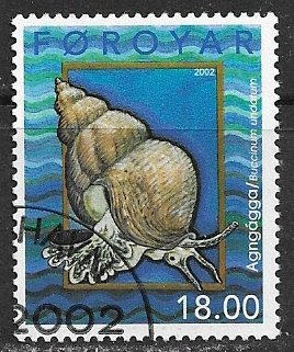 Faroe Islands ~ Scott # 412 ~ Used ~ Mollusks