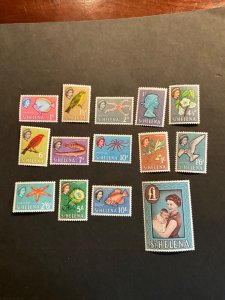 Stamps St Helena Scott  #159-72 hinged