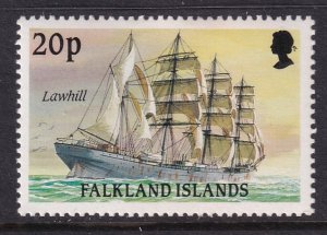 Falkland Islands 495 Sailing Ship MNH VF