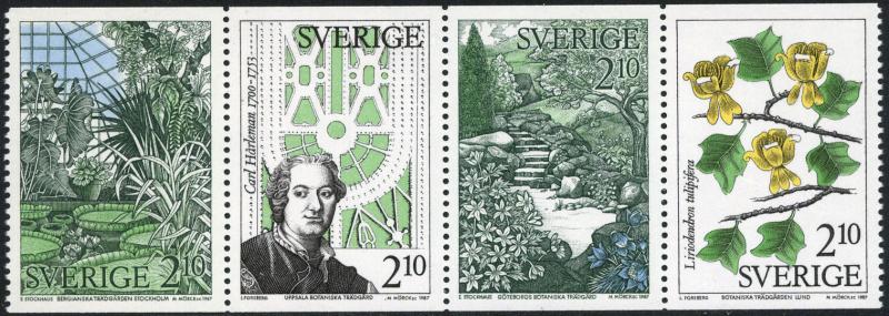 Sweden 1650-3 MNH - Botanical Gardens