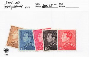 BELGIUM  304-08   MNH