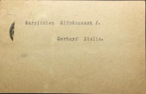 ALLEMAGNE / DEUTSCHLAND 30.3.1922 Mi.141 auf Mi.P140.I Postkarte als Drucksachen