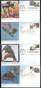 #4153-56 Pollination Curtis FDC Set