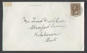 Canada-cover  #3889 - 3c Admiral - Middlesex County - Melbourne