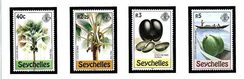 Seychelles 460-63 MNH 1980 Palm Tree