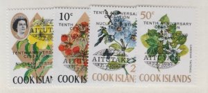 Aitutaki Scott #73-76 Stamps - Mint NH Set