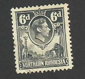 Northern Rhodesia; Scott 38; 1938;  Used