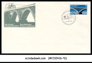 CANADA - 1977 PEACE BRIDGE - FDC