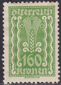 Austria 271 Symbols of Agriculture 160k 1922