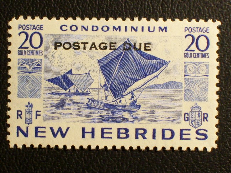 New Hebrides (British) Scott #J13 unused