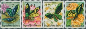 Papua New Guinea 1975 SG286-289 Butterflies set MNH