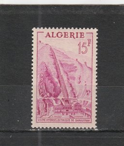 Algeria  Scott#  255  MH  (1954 Darguinah Hydroelectric Works)