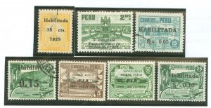 Peru #257/447/C65/C76-C77/ Used Single