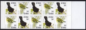 Ireland 1106Bc booklet, MNH. Michel MH 44. Birds 1998. Goldcrest, Blackbird.