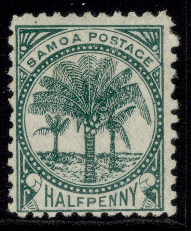 SAMOA QV SG88, ½d dull blue-green, M MINT. 