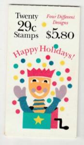 U.S. Scott #2798a BK212 Christmas Stamp - Mint NH Booklet