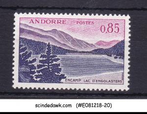 FRENCH ANDORRA - 1961 DEFINITIVE LANDSCAPE STAMP SG#179 - 1V MNH