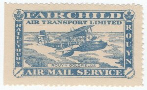 (I.B) Canada Private Air Mail : Fairchild Air Transport 25c