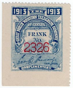 (I.B) Canada Telegraphs : Great North Western (1913)