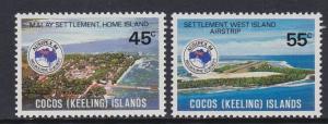 119-20 Cocos Islands 1984 AUSIPEX MNH