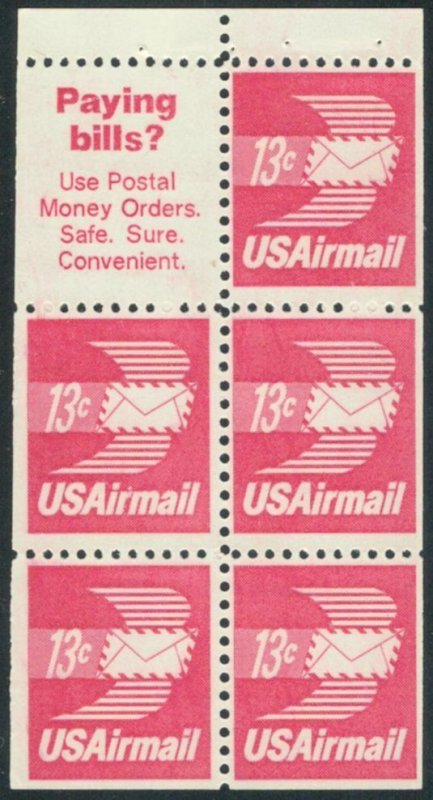 MALACK C79a F/VF OG NH, booklet pane,  STOCK PHOTO, ..MORE.. w8070