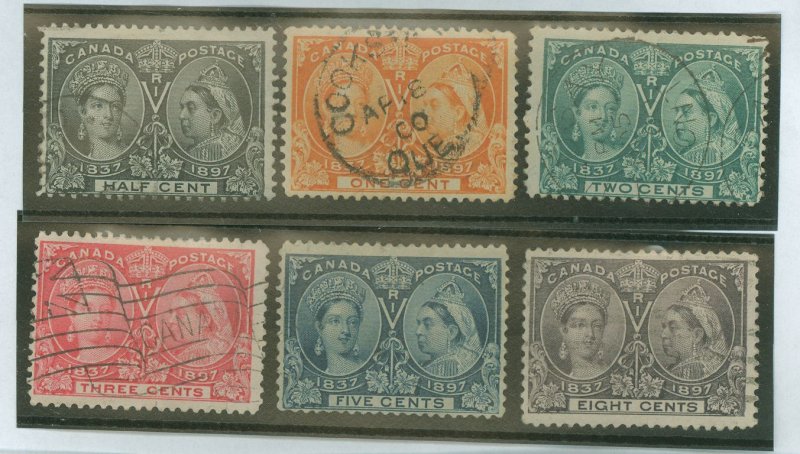 Canada #50-54/56 Used Single