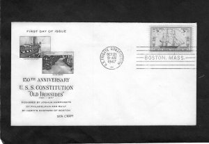 951 USS Constitution, FDC Sun Craft