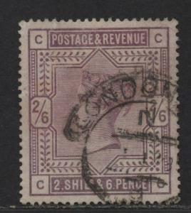 $Great Britain Sc#96 used, VF-XF, wmk#31, Cv. $165