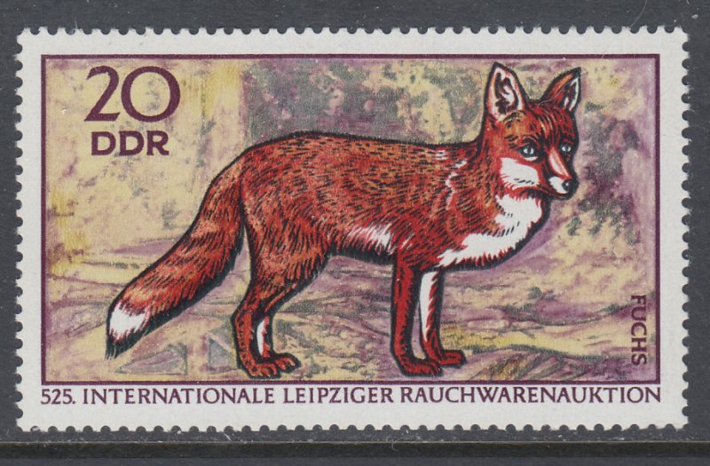 Germany DDR 1172 Fox MNH VF