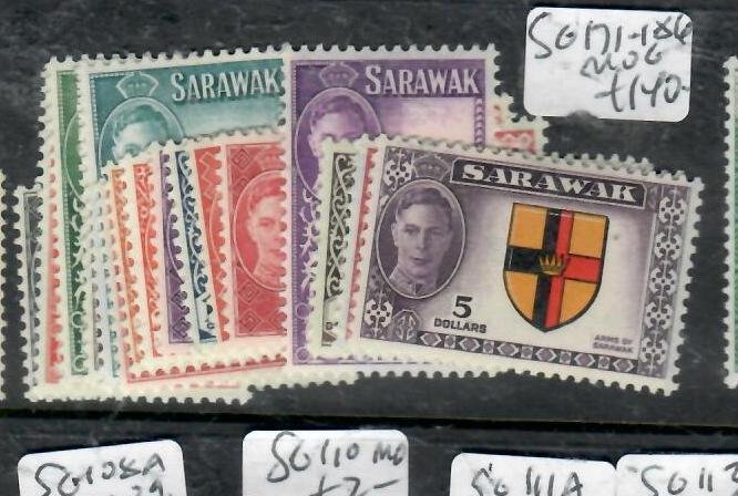 SARAWAK KGVI SET SG 171-186      MOG        P0507A H