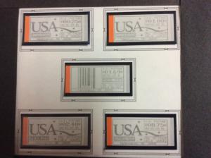 U.S.#CVP11 1st Day Issued 5 stamps 25c-$8.75, MNH.  See description