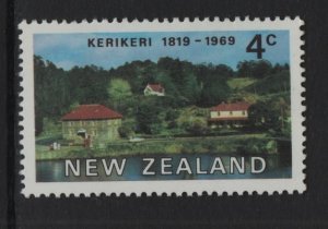 New Zealand  #427  MNH  1969  oldest house  4c