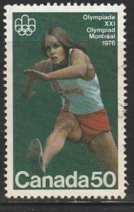 1975 Canada - Sc 666 - used VF - 1 single - Hurdles