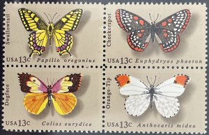 Scott #1712-1715 1977 13¢ Butterflies MNH OG