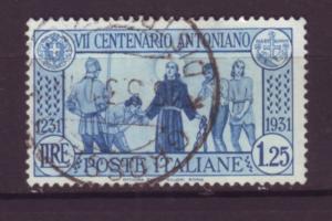 J20098  jlstamps 1931 italy used #262 st anthony