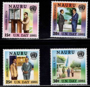 NAURU Scott 232-235 MNH**  UN stamp set 1981