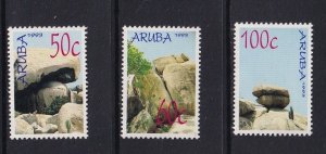 Aruba   #89-91  MNH  1993  rock formations